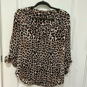 Express Leopard Blouse - Medium